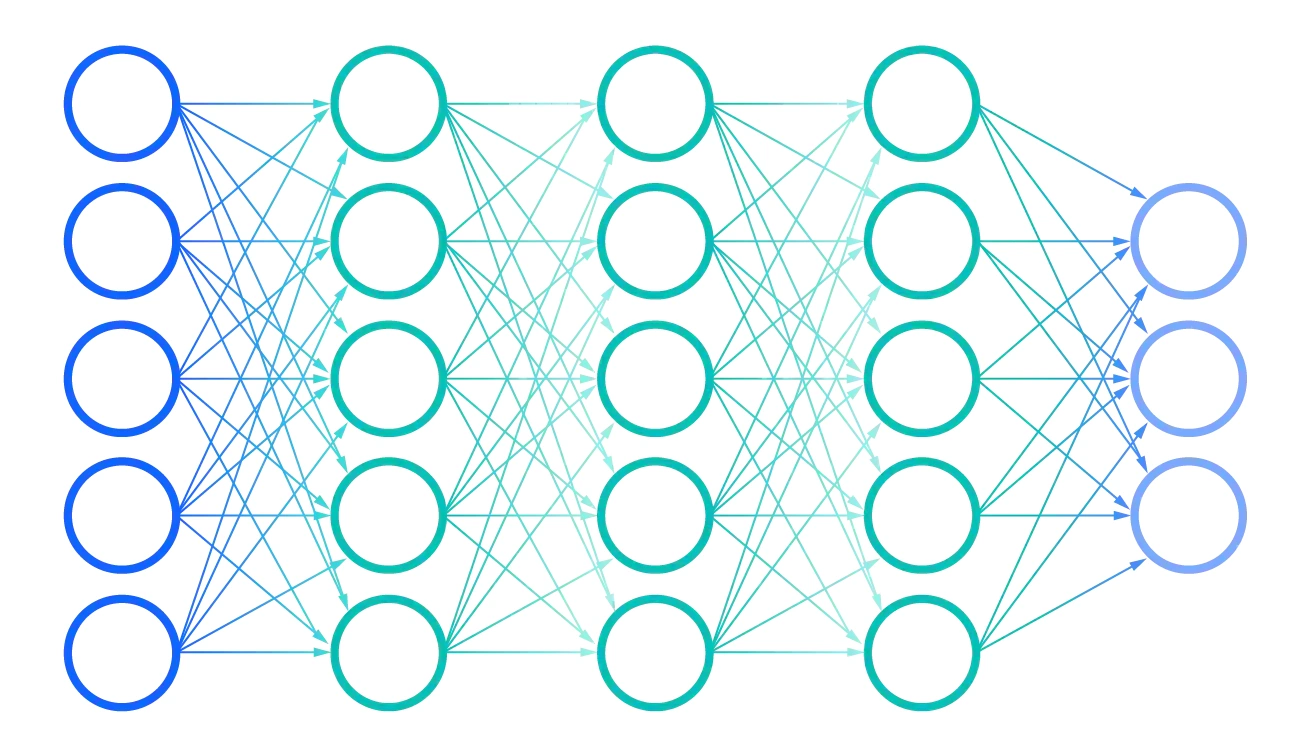 Neural network diagram.